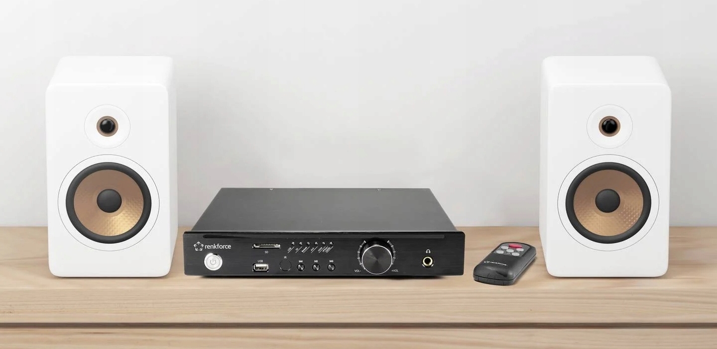 Wzmacniacz HiFi Bluetooth USB SD Pilot 2x 100W