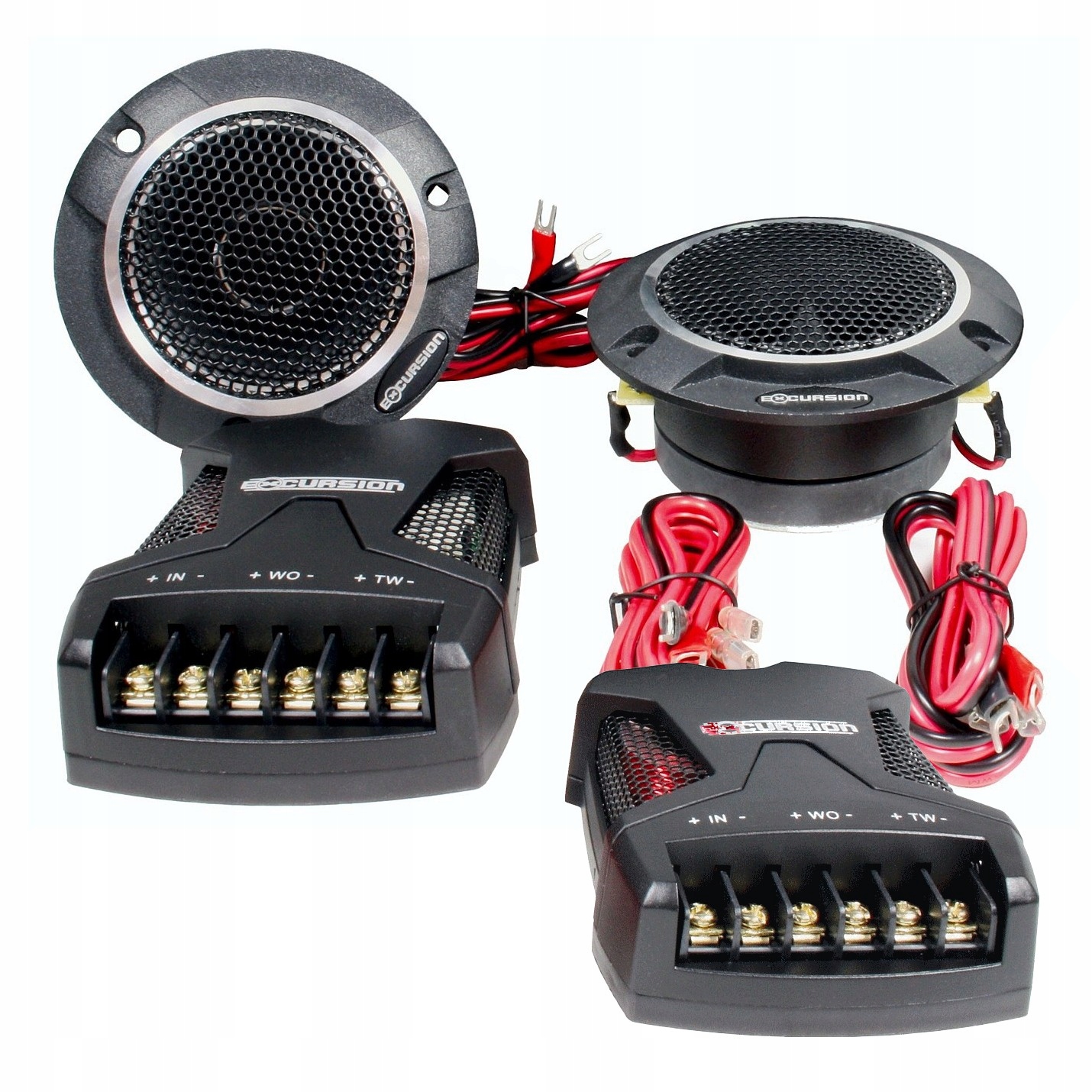Głośniki Tweetery cykacze Excursion 600W zwrotnice