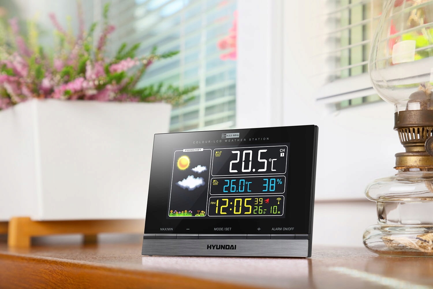 Stacja Pogody Stacja Pogodowa HYUNDAI Prognoza