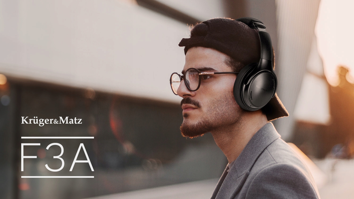 Słuchawki BEZPRZEWODOWE Bluetooth ANC K&M mikrofon