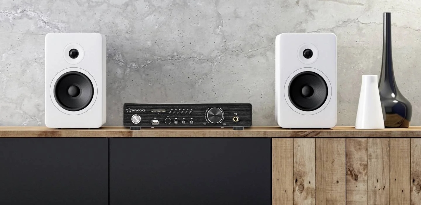 Wzmacniacz HiFi Bluetooth USB SD Pilot 2x 50W