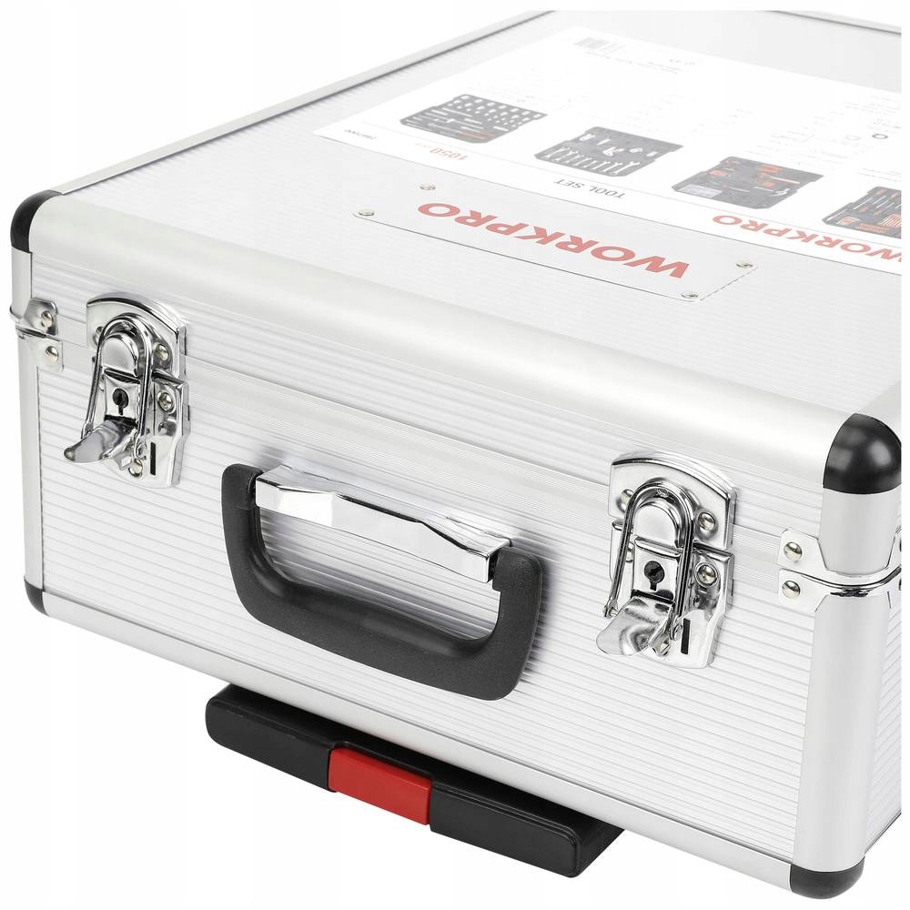 Zestaw narzędzi w walizce aluminiowej 1050 elementów walizka na kółkach