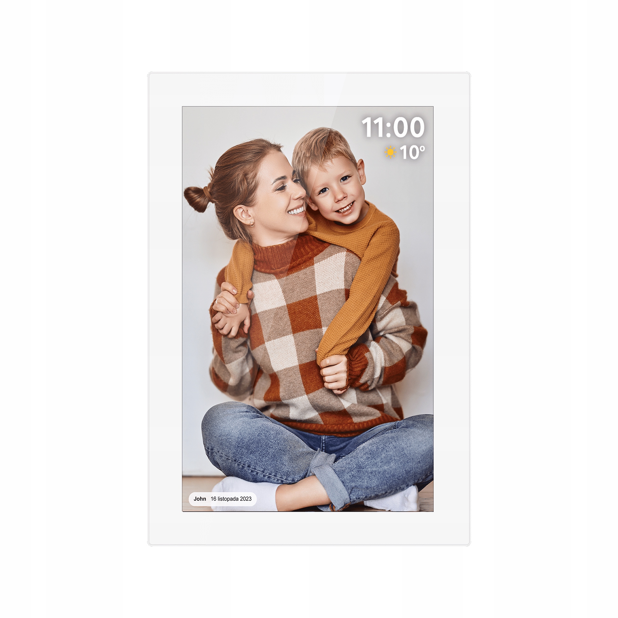 Cyfrowa ramka na zdjęcia 10.1 cali IPS dotyk Android WiFi WIDEO POGODA SD