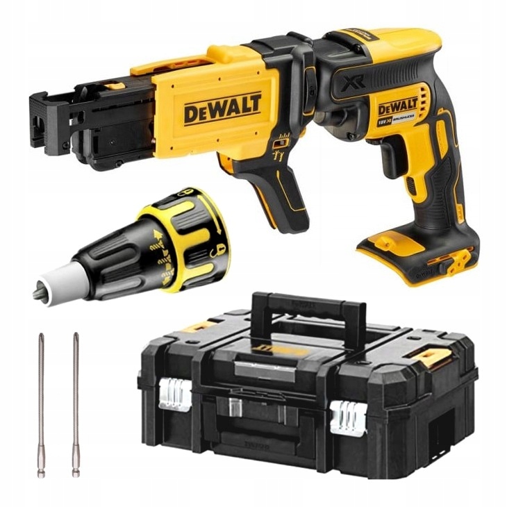 DEWALT WKRĘTARKA DO PŁYT GIPSOWO KARTONOWYCH 18V + MAGAZYNEK