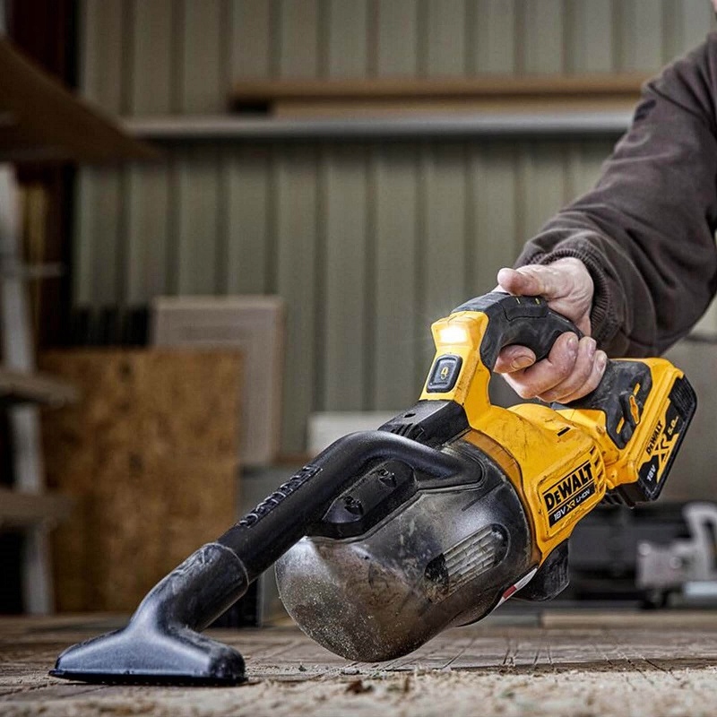 Akumulatorowy odkurzacz przemysłowy DeWALT na sucho z akcesoriami