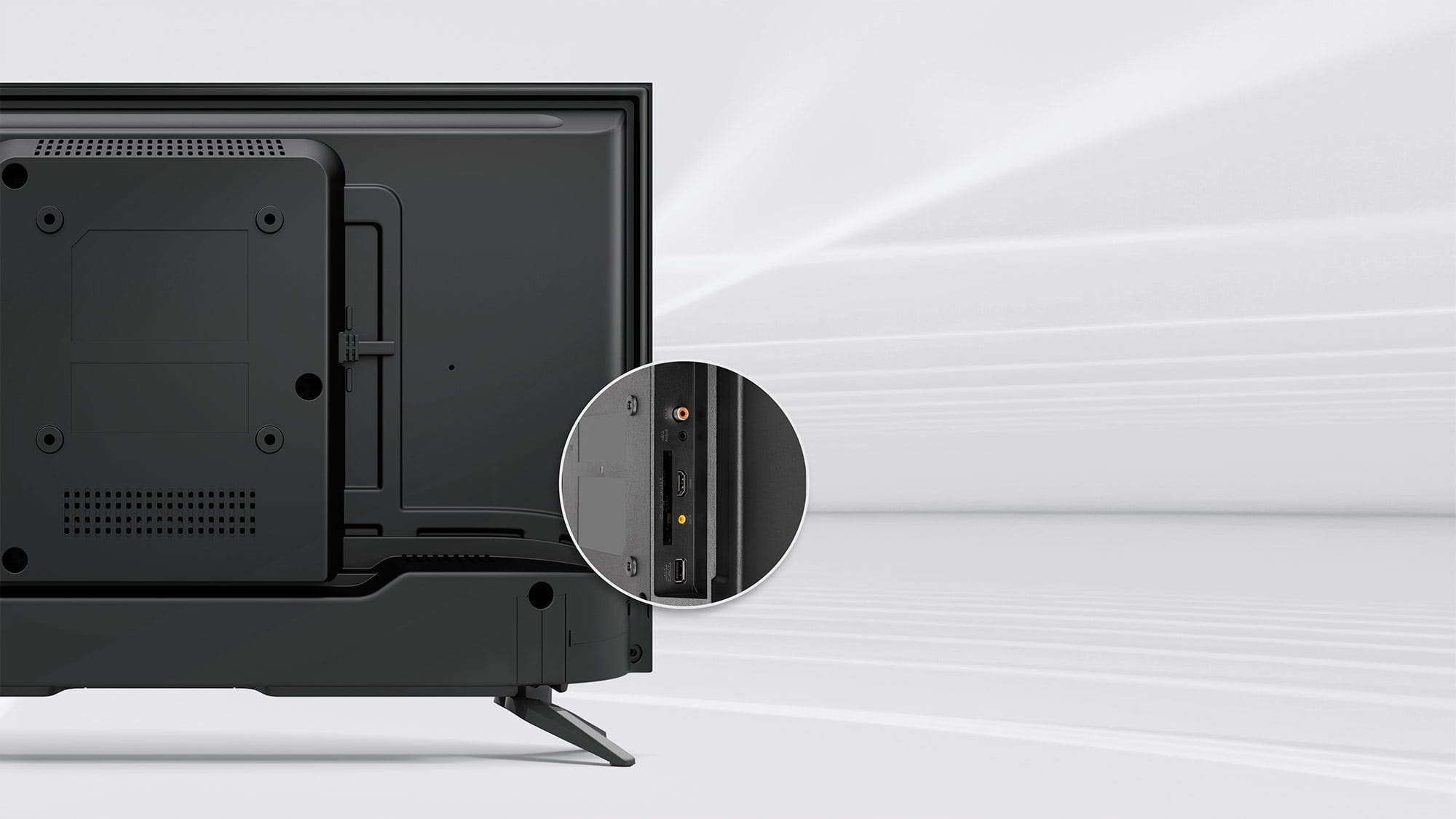 Telewizor LED HD 32'' USB HDMI DVB-T2 HEVC 12V