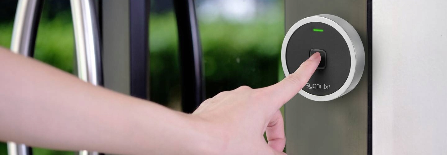 System dostępu na ODCISK palca METALOWY zamek RFID nawierzchniowy Sygonix