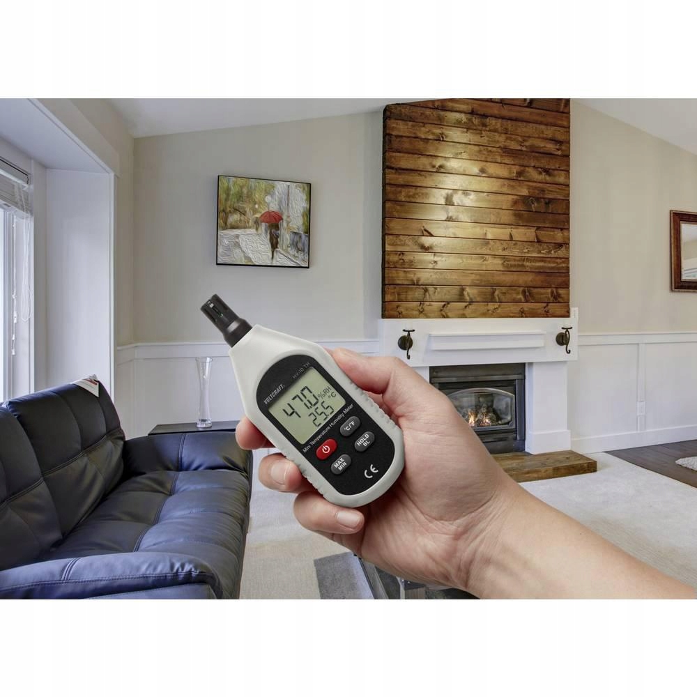 Termohigrometr WILGOTNOŚCIOMIERZ miernik wilgotności temperatury VOLTCRAFT