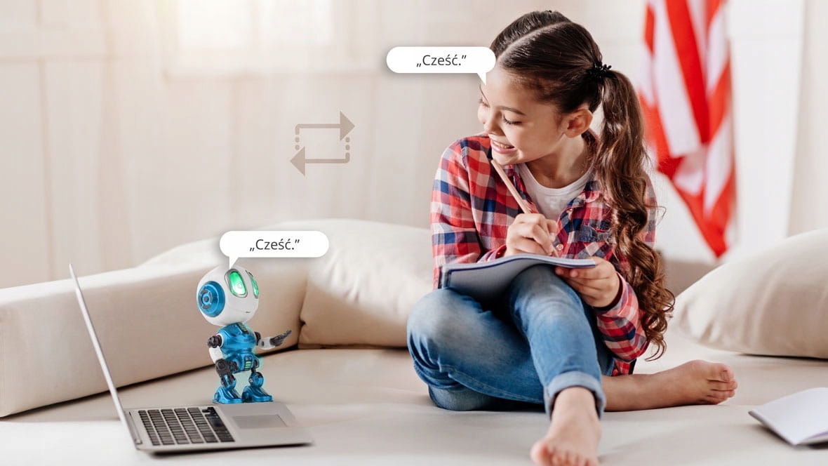 Robot dla Dzieci Voice powtarza co usłyszy