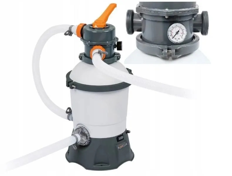 Pompa do basenu PIASKOWA 3028 l/h FILTR Bestway 85 W