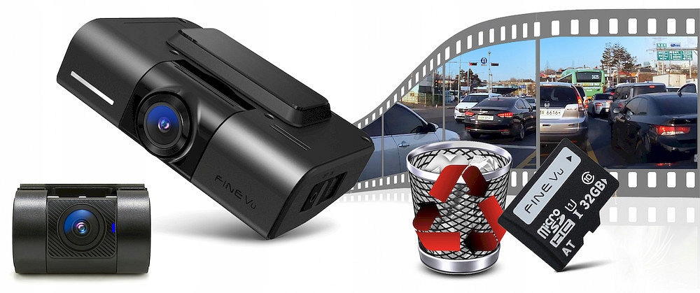 Rejestrator FineVu GX1000 wideorejestrator QHD QHD Wi-Fi GPS RADARY