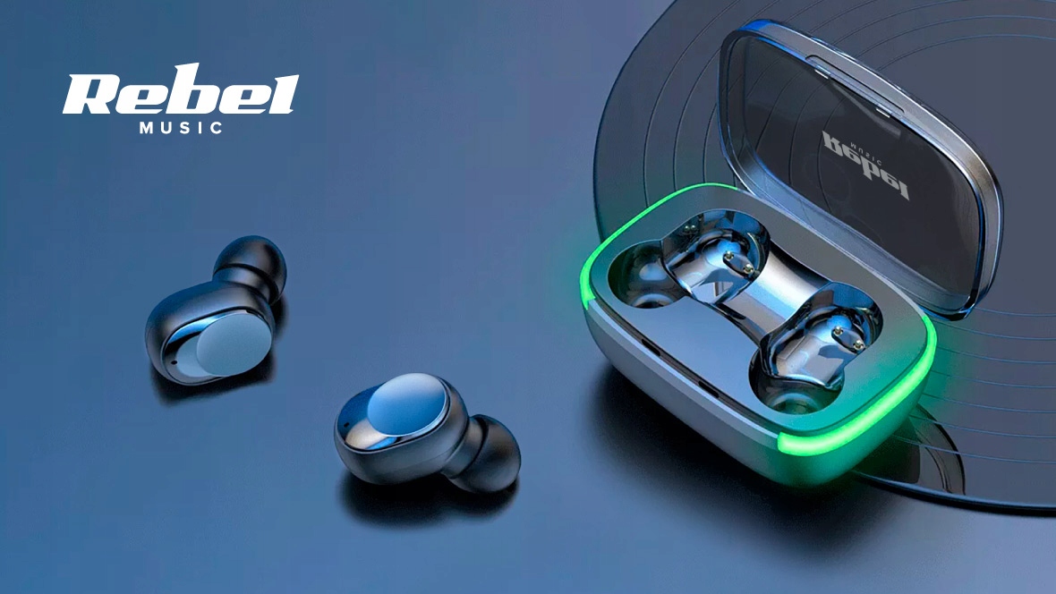 Słuchawki bezprzewodowe dokanałowe TWS BLUETOOTH