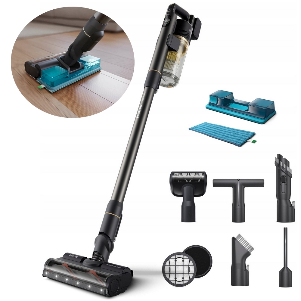 Odkurzacz bezprzewodowy AKUMULATOROWY praca na mokro Philips Aqua 25 V