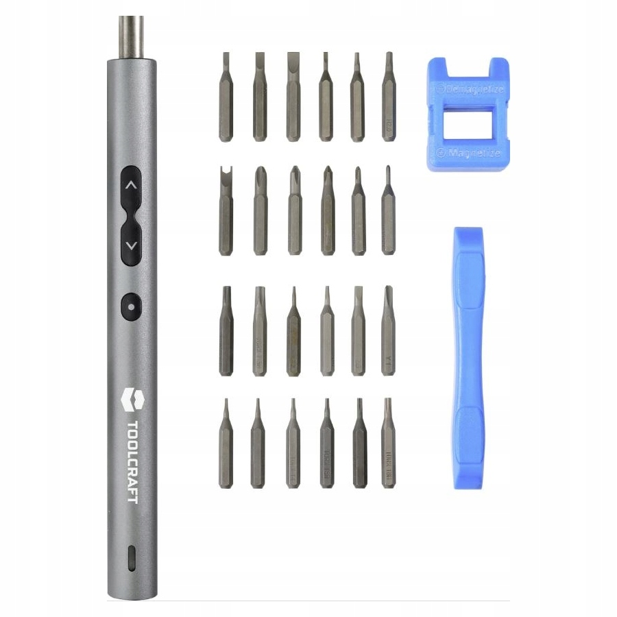 WKRĘTAK akumulatorowy zestaw WKRĘTARKA precyzyjna 3.7V BITY MAGNETYZER