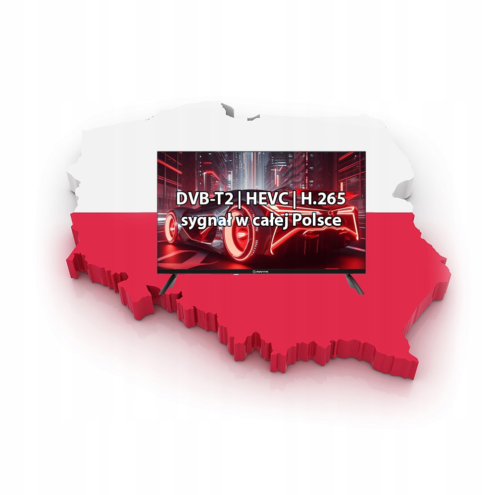 Telewizor Manta 32" LED HD SMART TV Android WiFi APLIKACJE HDMI USB Ci 12V