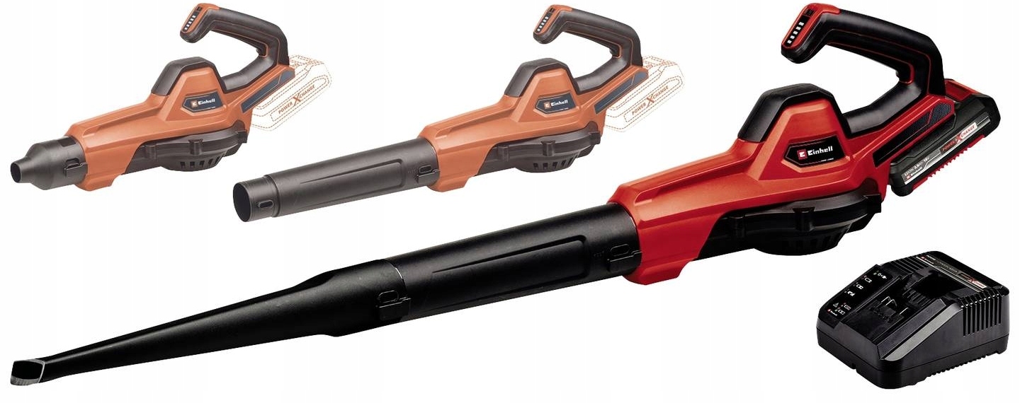 Dmuchawa do liści AKUMULATOROWA 18 V 2 Ah bezprzewodowa 250 km/h ładowarka