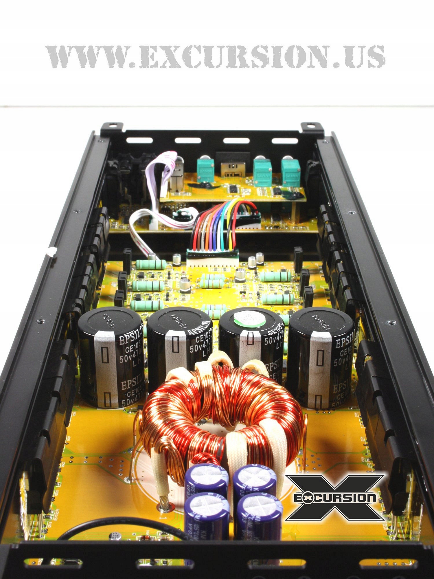 Wzmacniacz Excursion 4 kanały Mostek 800W