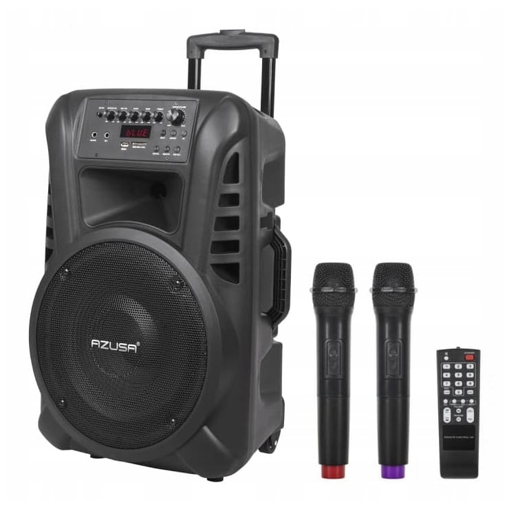 Głośnik Bluetooth 30cm USB Mikrofony Karaoke