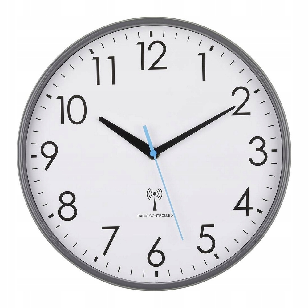 Zegar ścienny sterowany radiowo 30cm DCF77