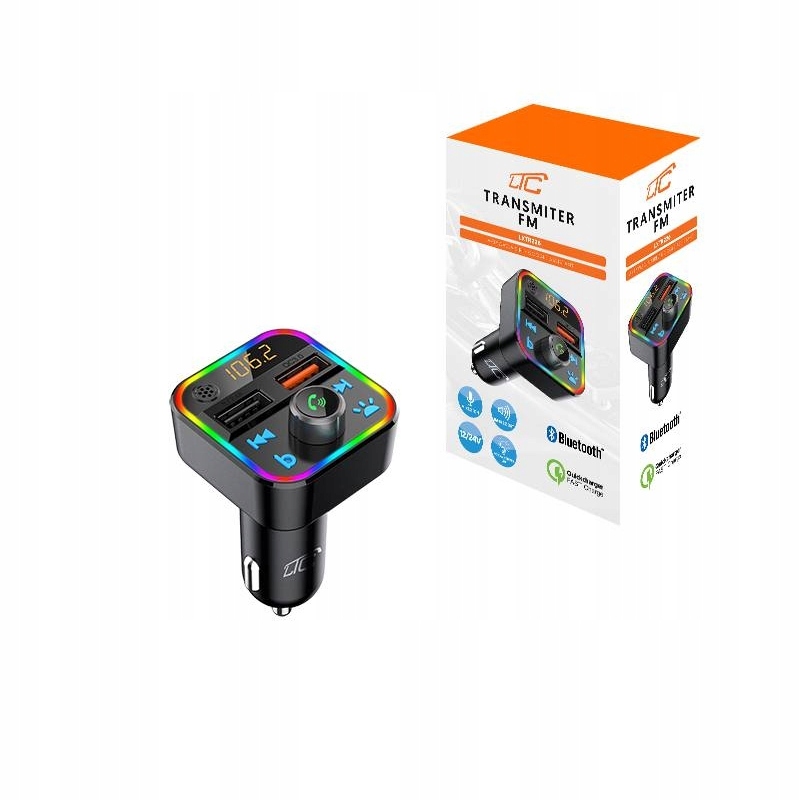 Transmiter FM Bluetooth USB microSD