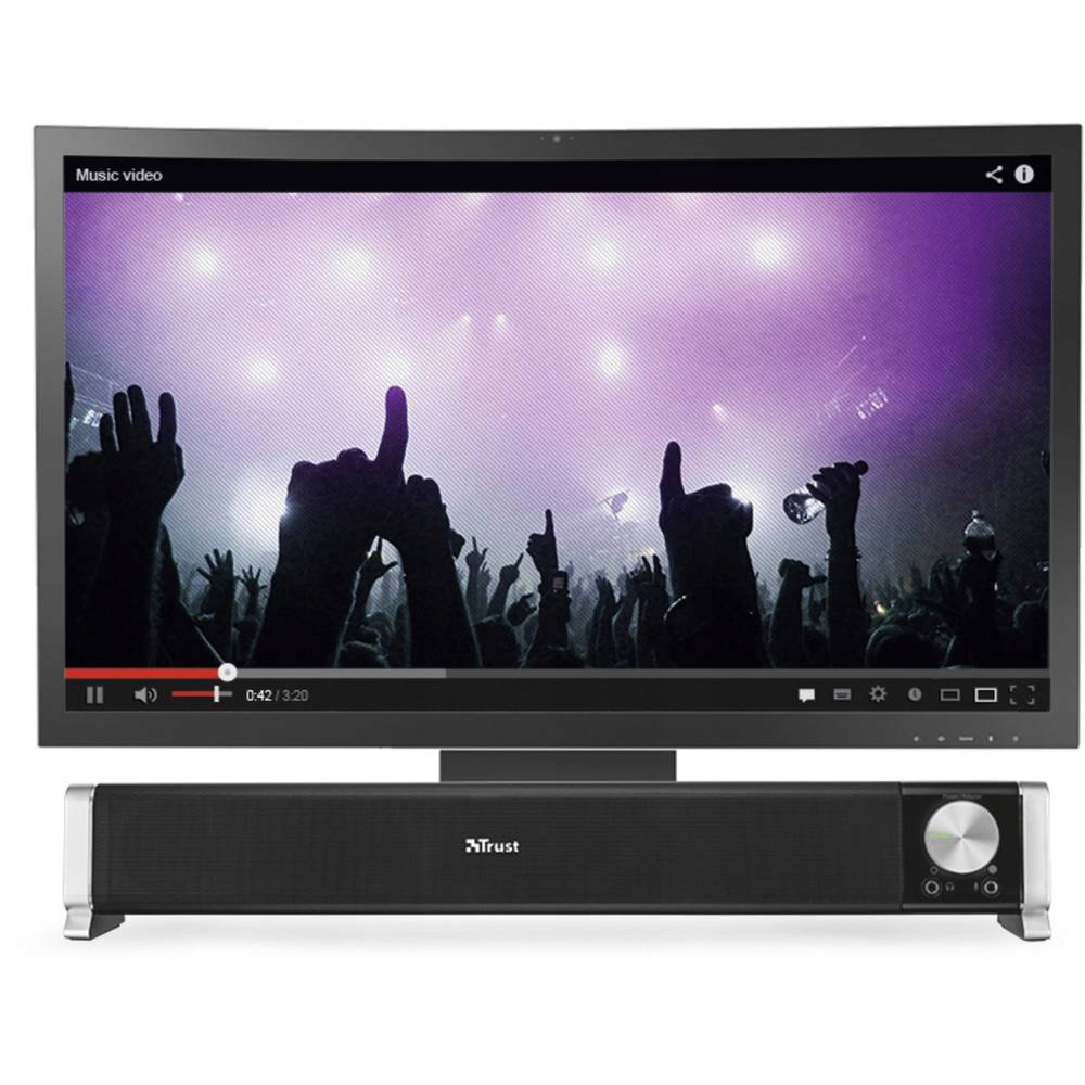 Głośnik komputerowy SOUNDBAR Trust USB AUX 3.5mm