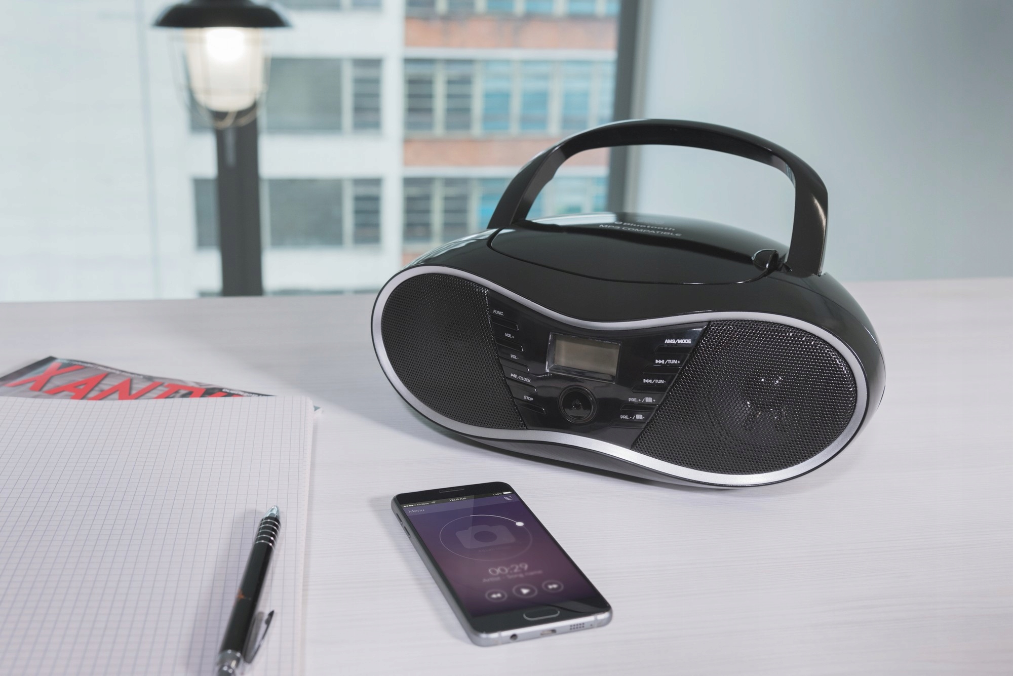 Boombox Bluetooth GoGEN RADIO CD USB SD MP3 WMA