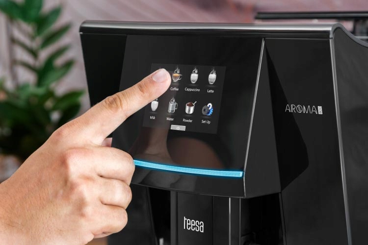 Automatyczny EKSPRES do kawy z MŁYNKIEM i spieniaczem do mleka 19 bar Teesa