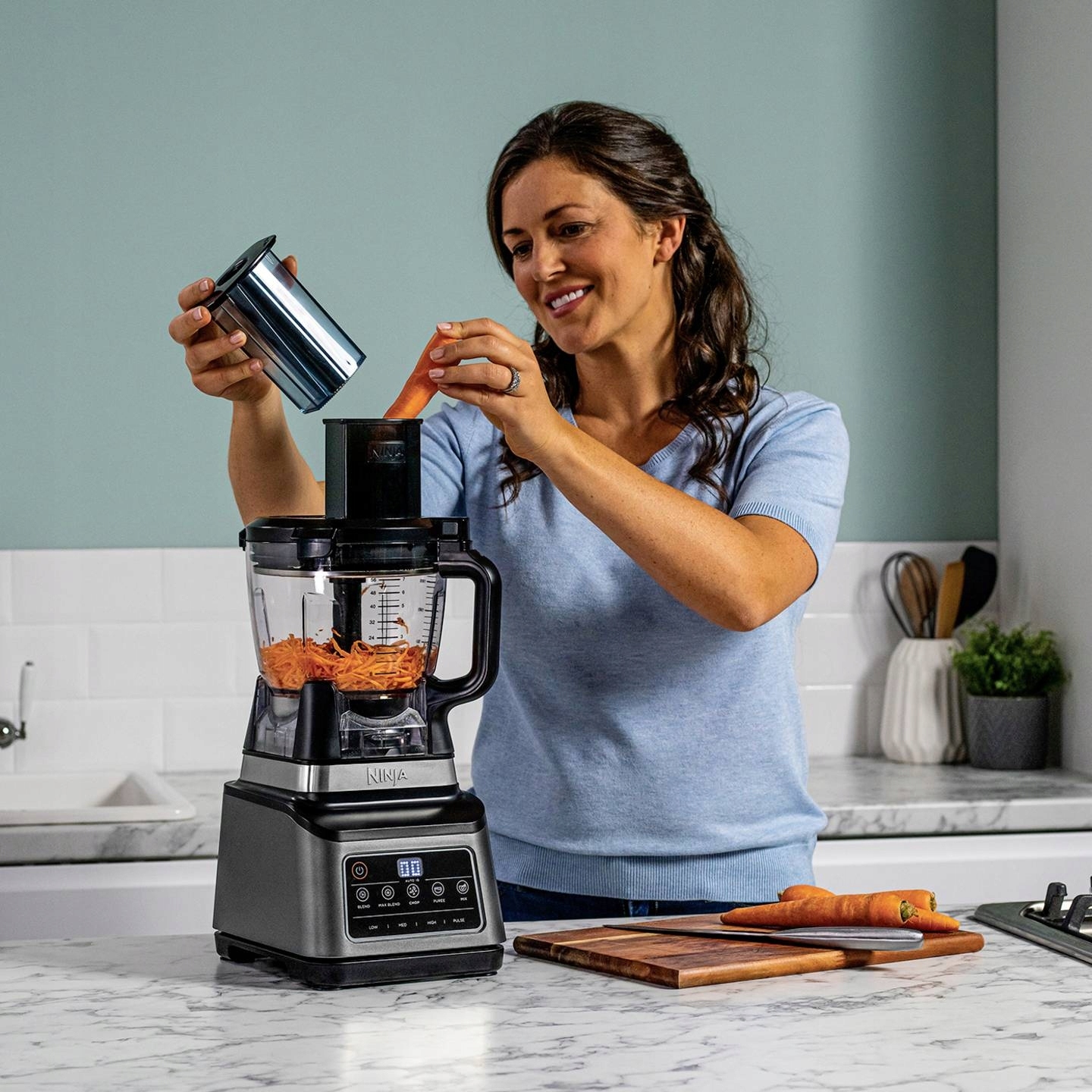 Robot kuchenny 3w1 MIKSER krojenie Ninja misa 1.8L BLENDER 2 litry 1200 W