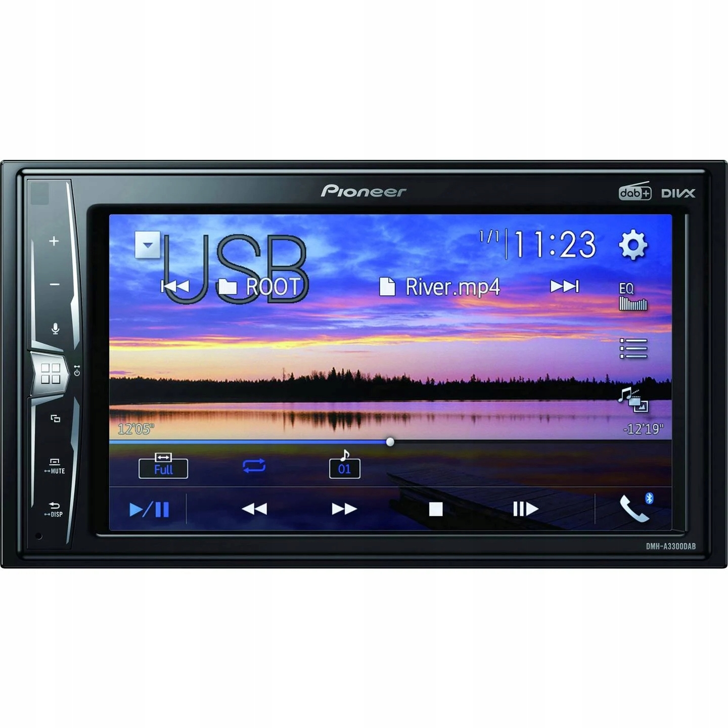 Radio samochodowe DAB+ 6.2" 2DIN Bluetooth Pioneer