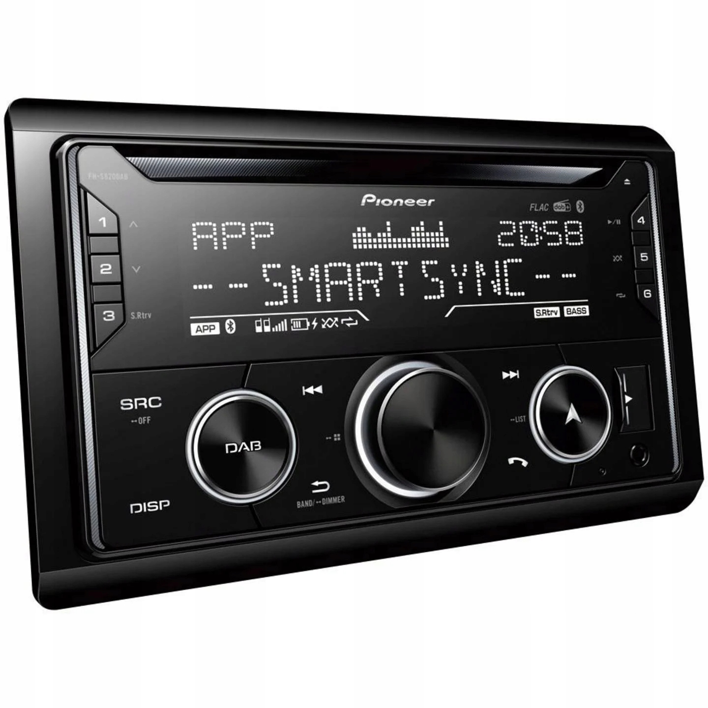 Radio samochodowe DAB+ 2DIN USB Bluetooth Pioneer