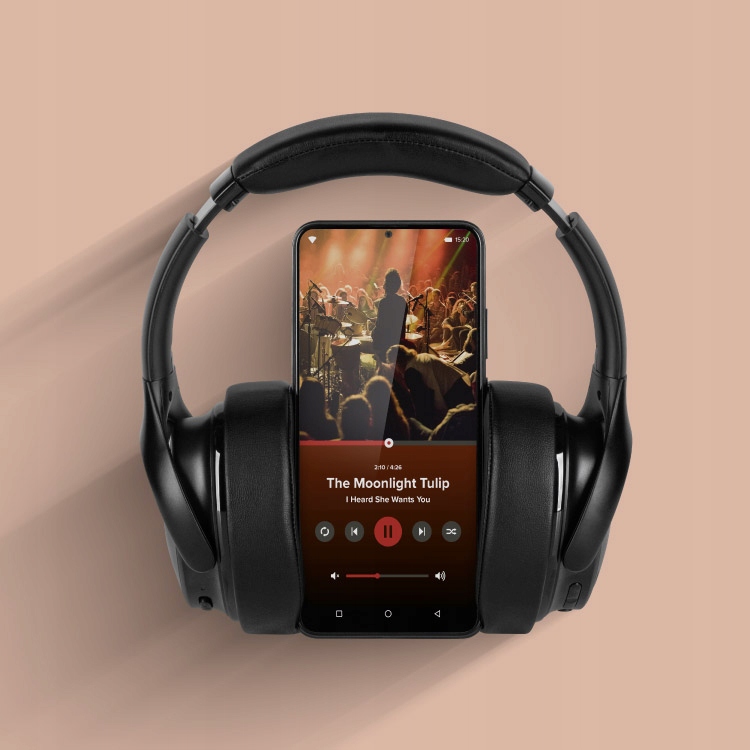 Słuchawki BEZPRZEWODOWE Bluetooth ANC K&M mikrofon