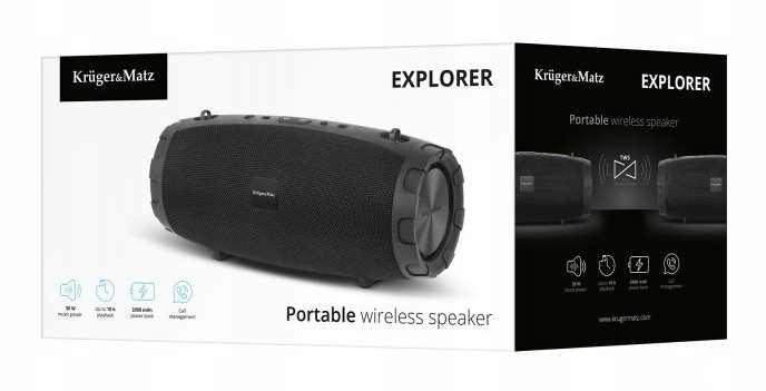 Przenośny głośnik Bluetooth TWS USB SD AUX