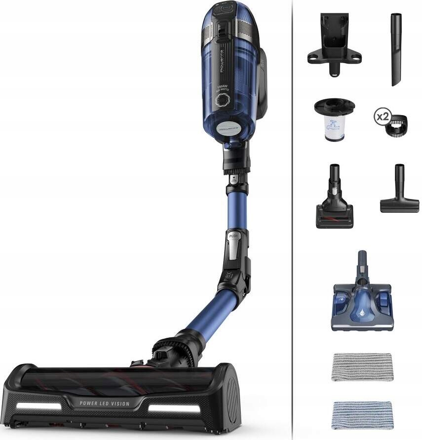 Odkurzacz AKUMULATOROWY pionowy BEZWORKOWY 25.9 V końcówka mopująca Rowenta