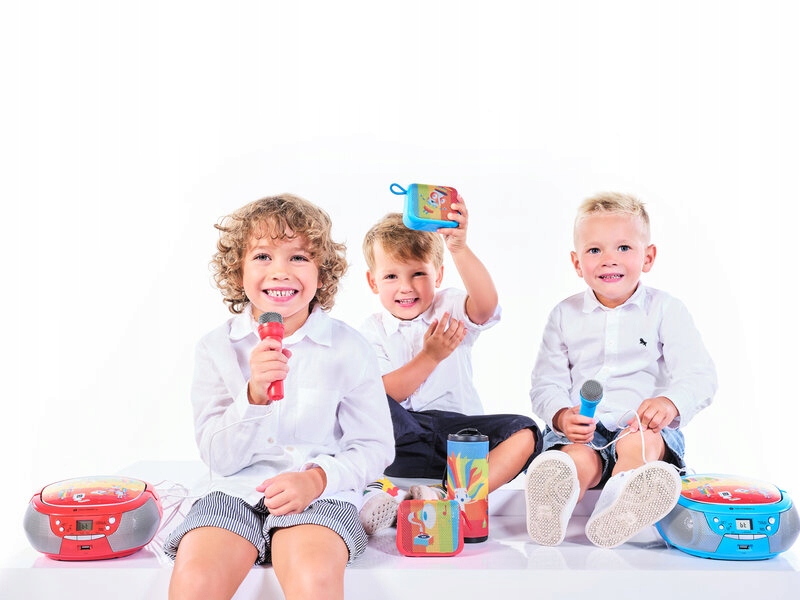 Boombox dla Dzieci CD Bluetooth USB MP3 MIKROFON