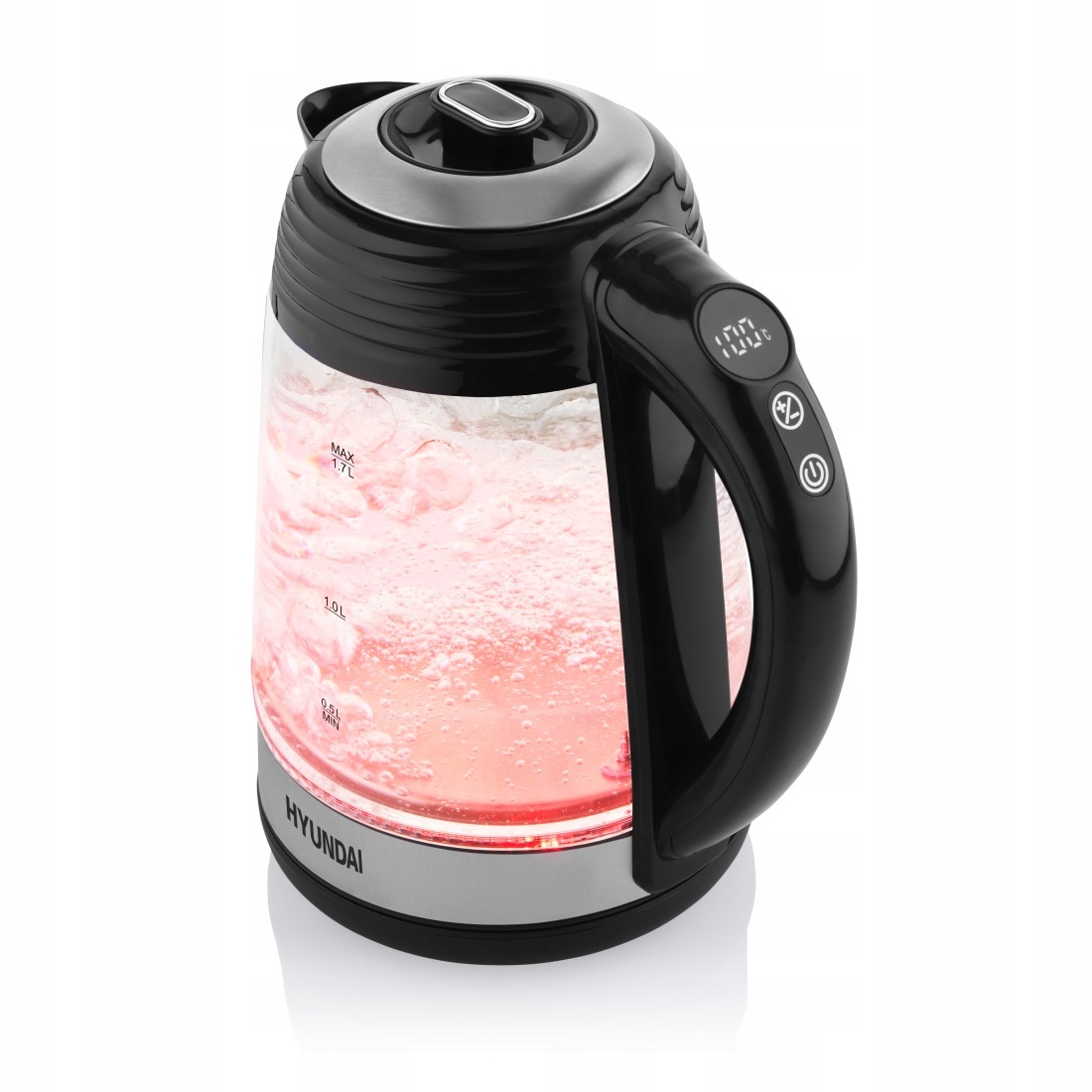 Czajnik elektryczny HYUNDAI bezprzewodowy szklany