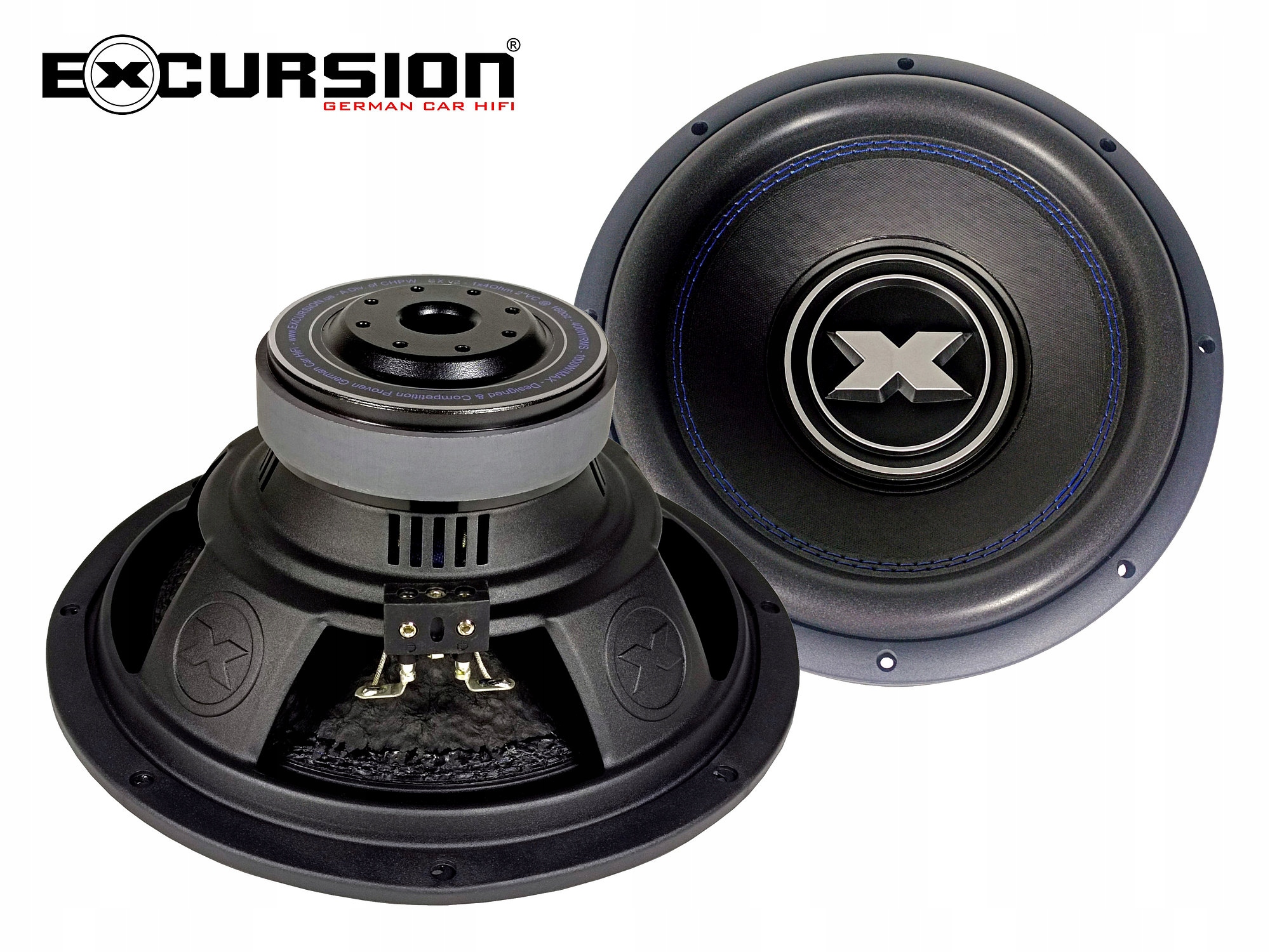 Głośnik samochodowy SUBWOOFER Excursion 30 cm 12 cali cewka 4 ohm 1000W