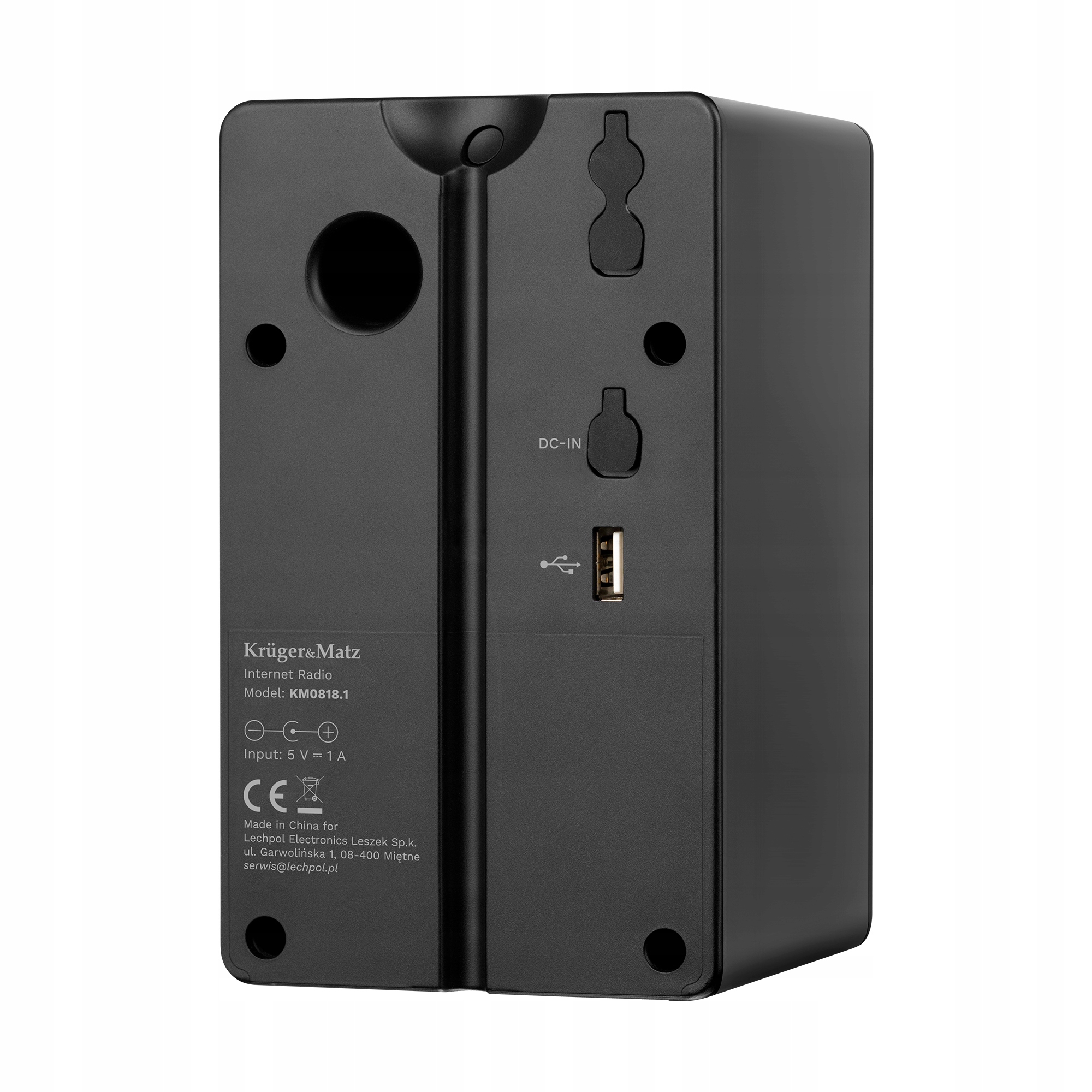 Radio INTERNETOWE WiFi Bluetooth 5.0 Kruger Matz wyświetlacz 2,4" BUDZIK