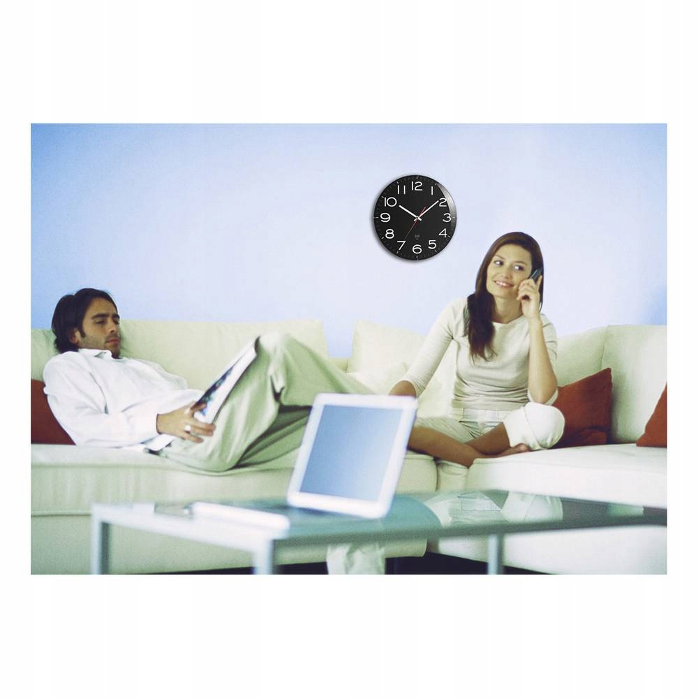 Zegar ścienny sterowany radiowo 30cm DCF77