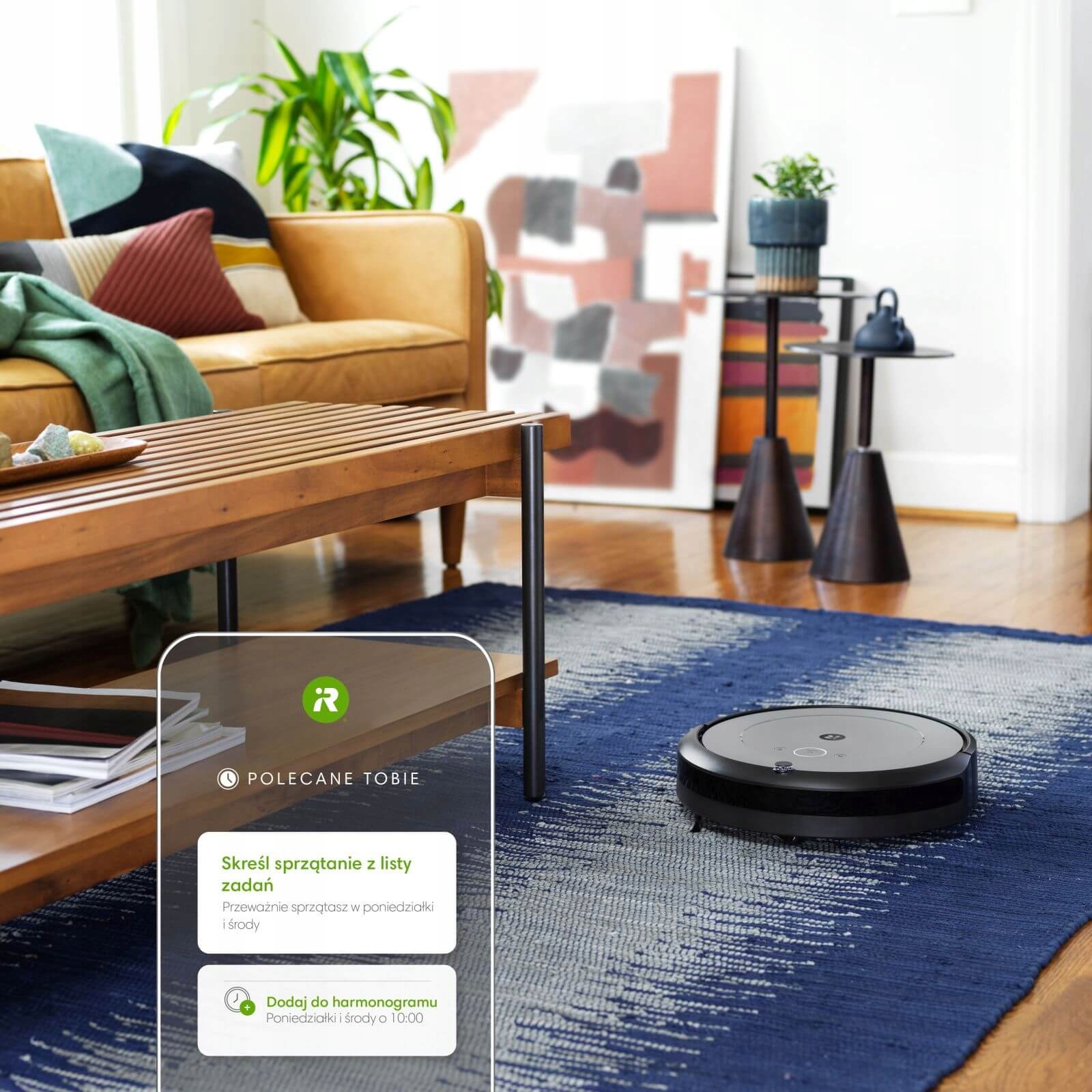 Robot sprzątający ODKURZACZ stacja dokująca APLIKACJA iRobot Roomba