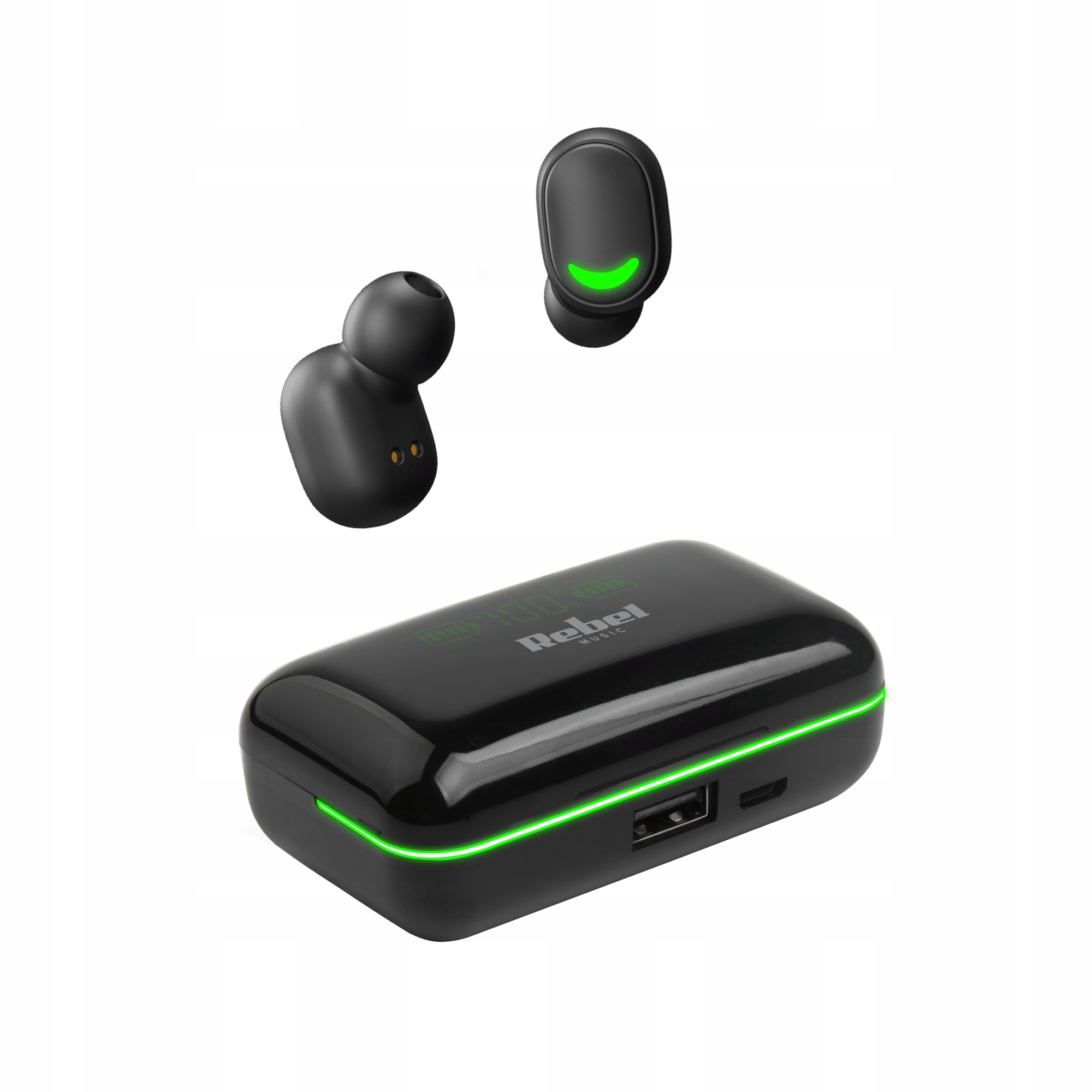 Słuchawki Bluetooth 5.0 POWERBANK ładowarka USB