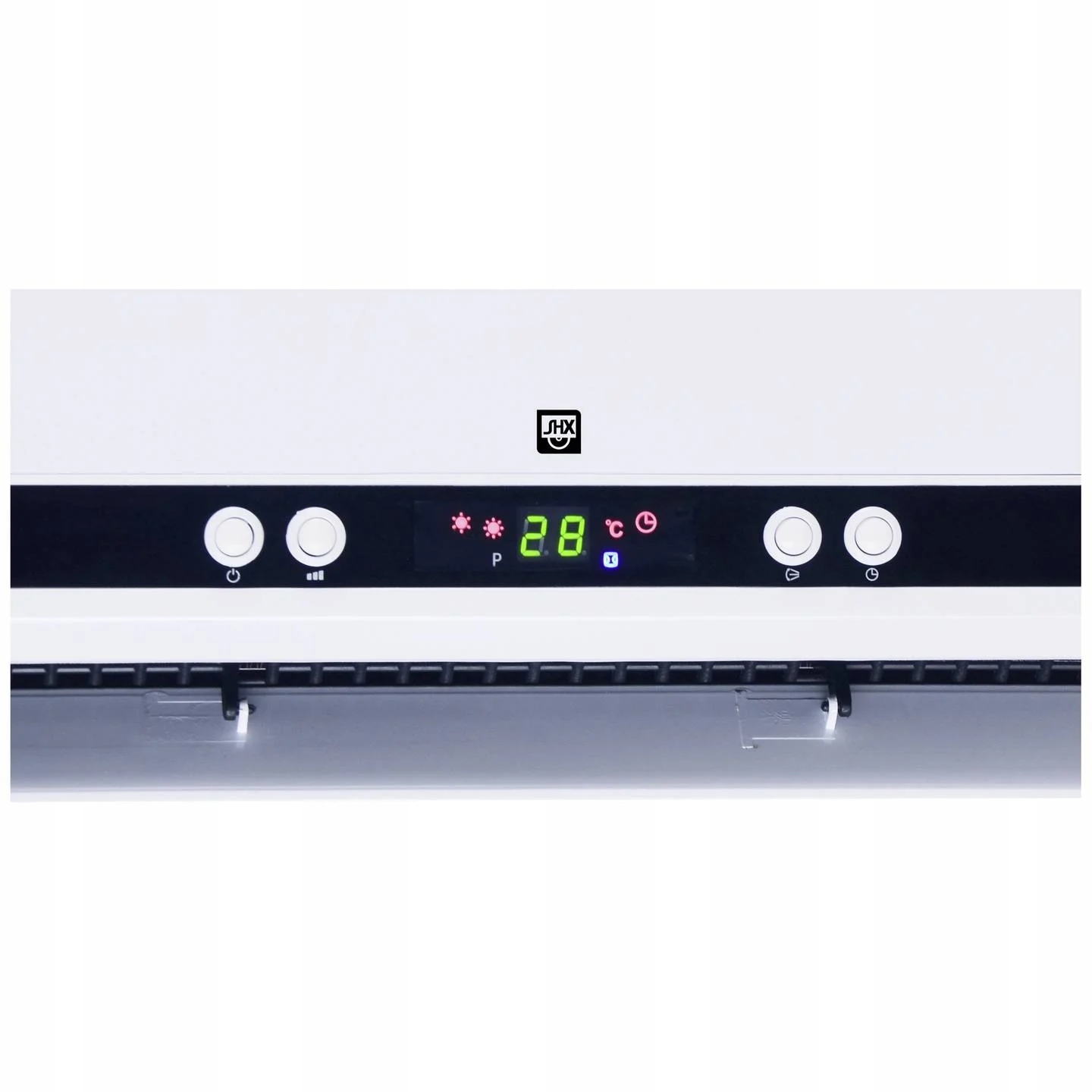 Kurtyna powietrzna WENTYLATOR grzejnik 2000W pilot 3 tryby PILOT termostat