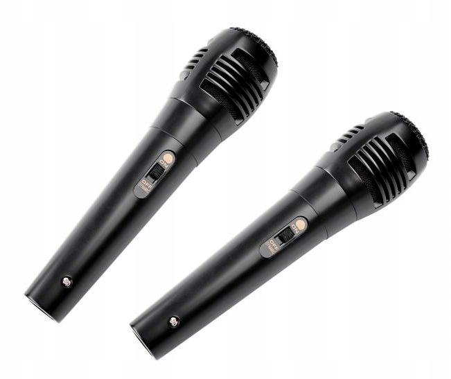 Mikrofon do KARAOKE MIKSER AUDIO z efektami ECHO 2 mikrofony w zestawie
