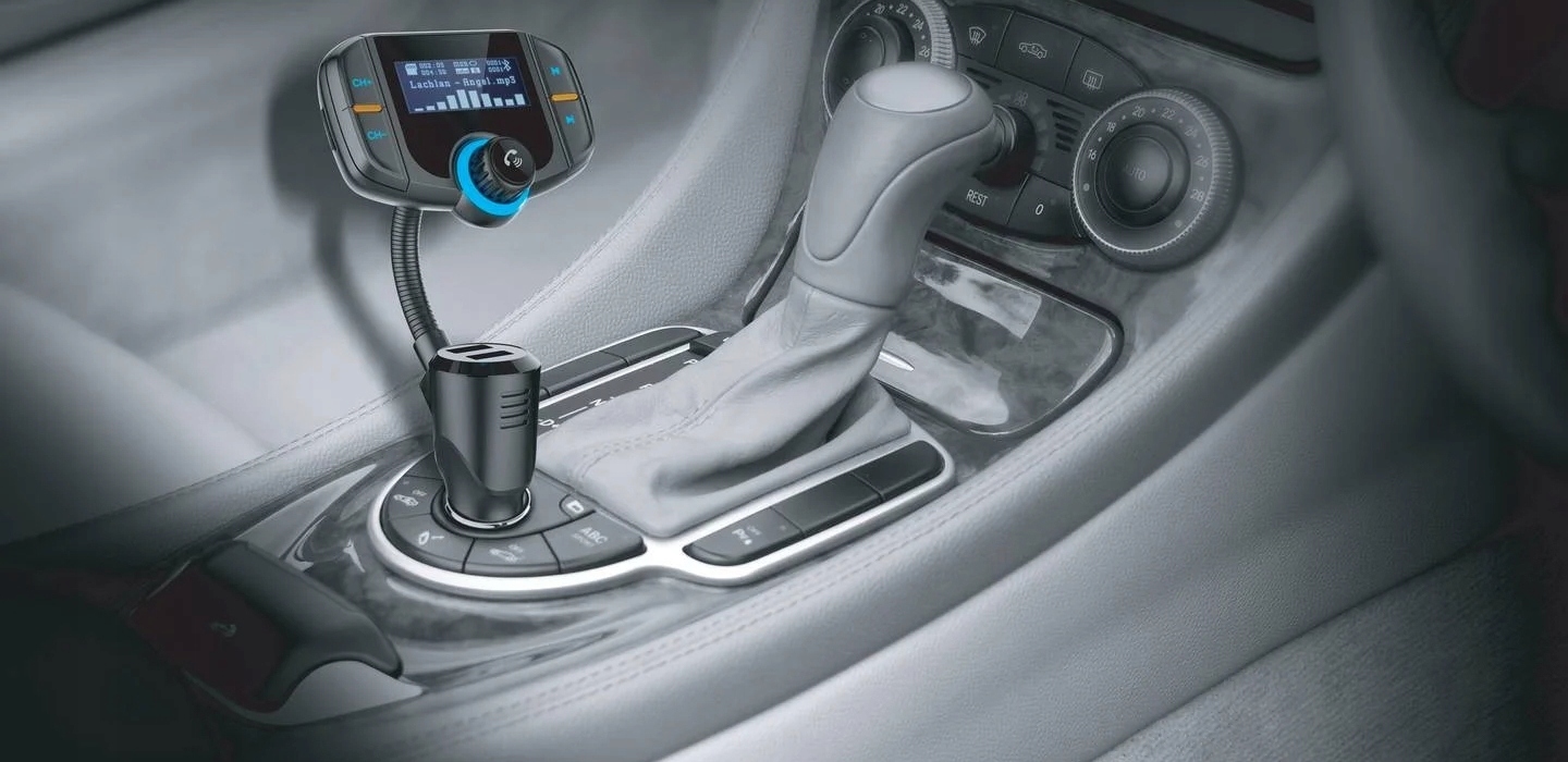 Transmiter Bluetooth zestaw głośnomówiący microSD