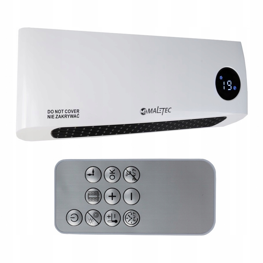 KURTYNA POWIETRZNA grzejnik wentylator 1000W 2000W