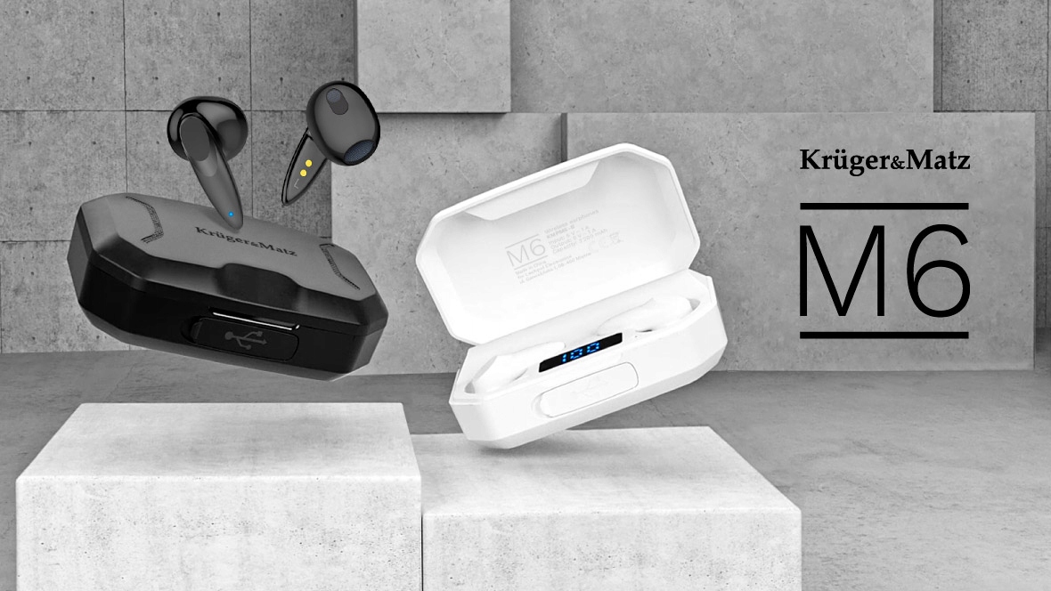 Słuchawki Bluetooth K&M POWERBANK ładowarka USB