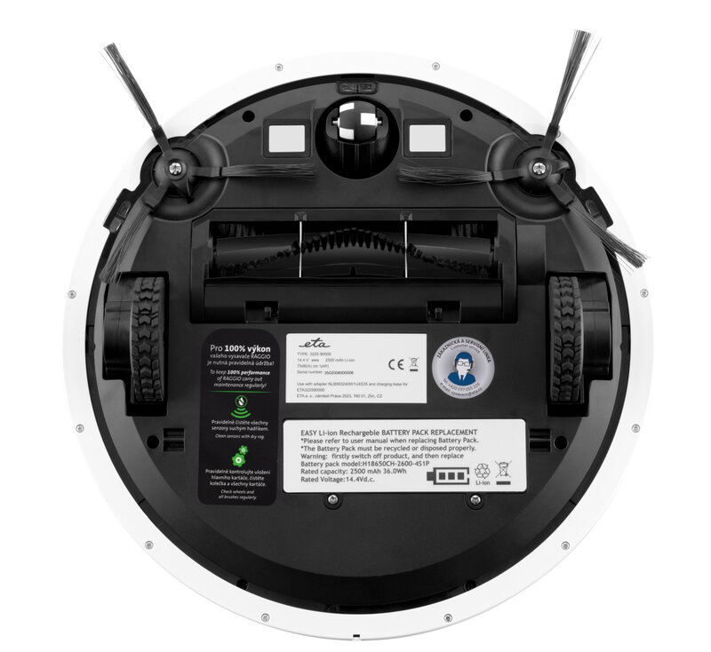 Robot Sprzątający Odkurzacz Smart Laser Wi-Fi Eta