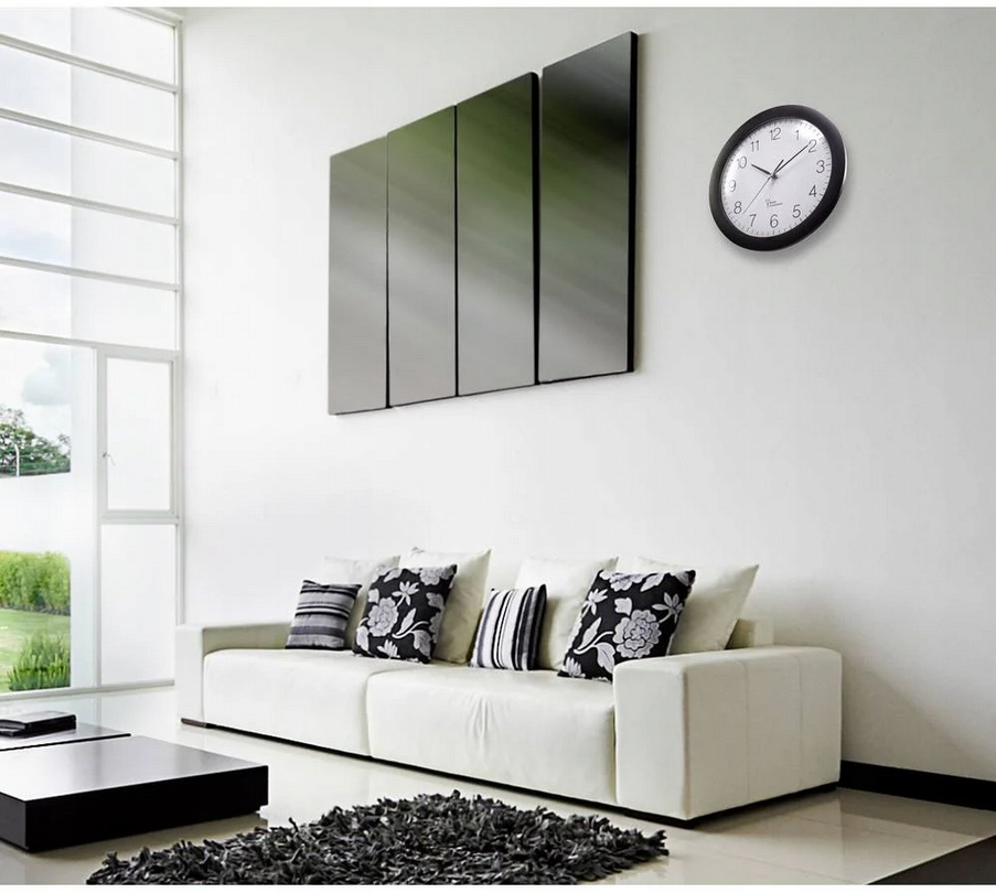 Zegar ścienny sterowany radiowo 30cm auto czas DCF77