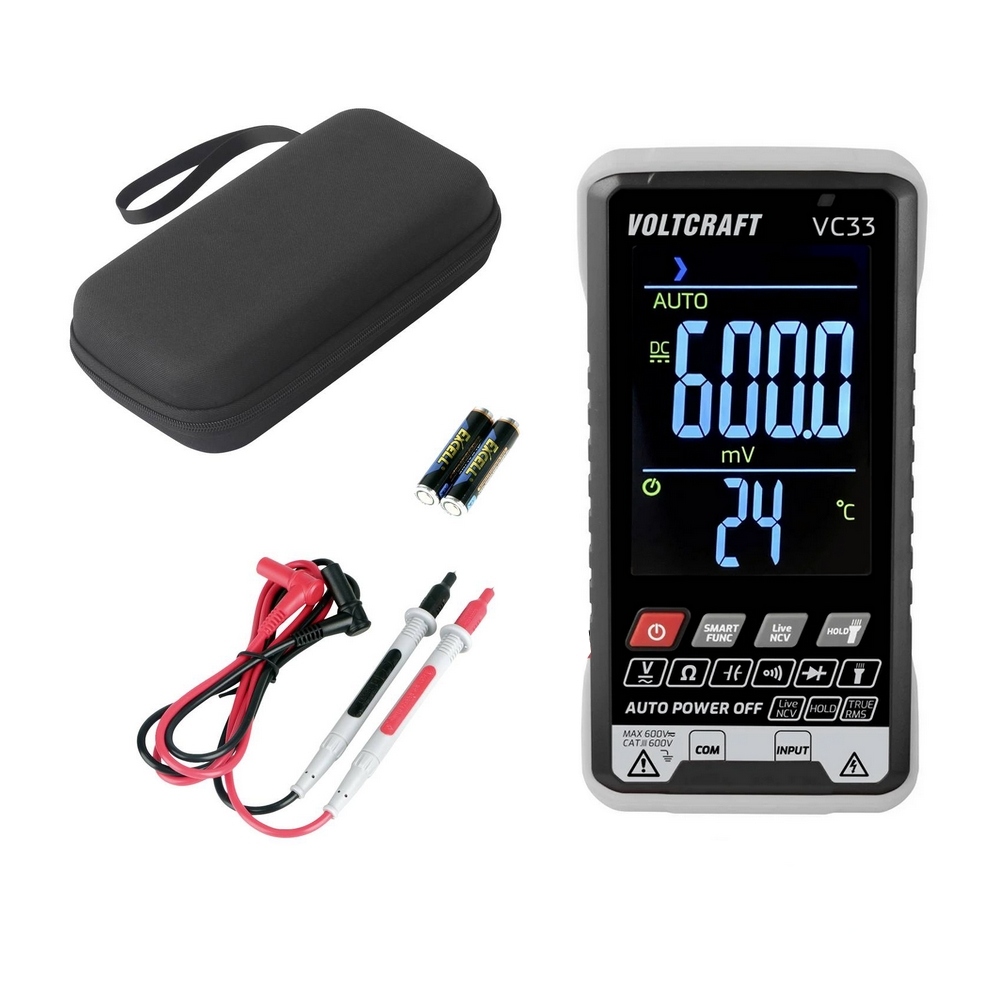 Multimetr MIERNIK specjalistyczny WYŚWIETLACZ CAT III 600V latarka True RMS