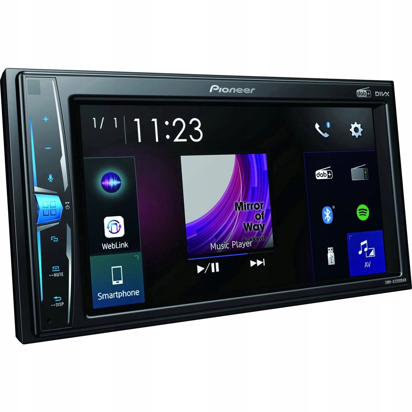 Radio samochodowe DAB+ 6.2" 2DIN Bluetooth Pioneer