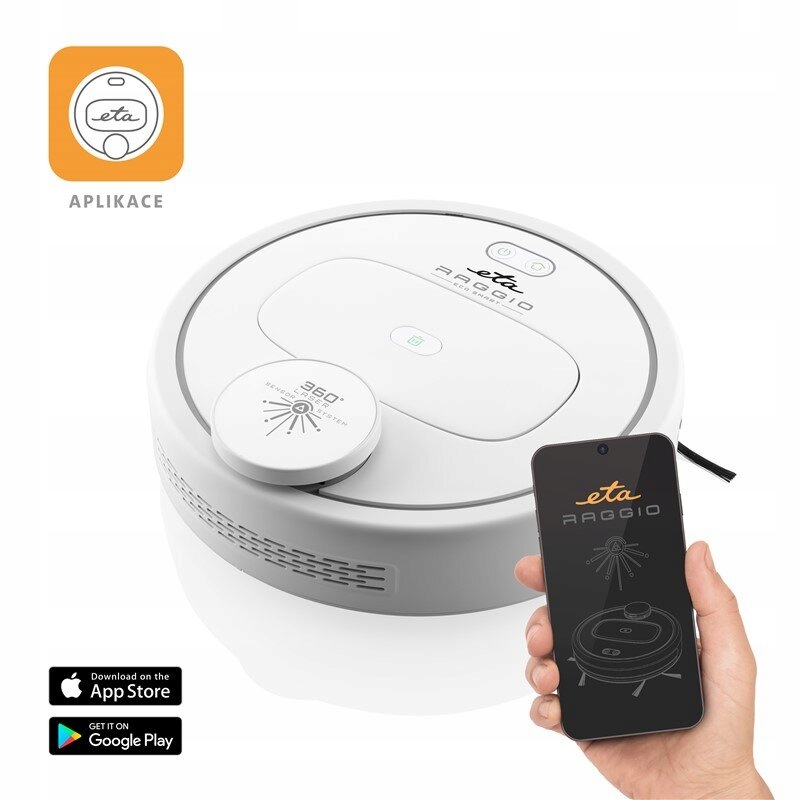 Robot Sprzątający Odkurzacz Smart Laser Wi-Fi Eta